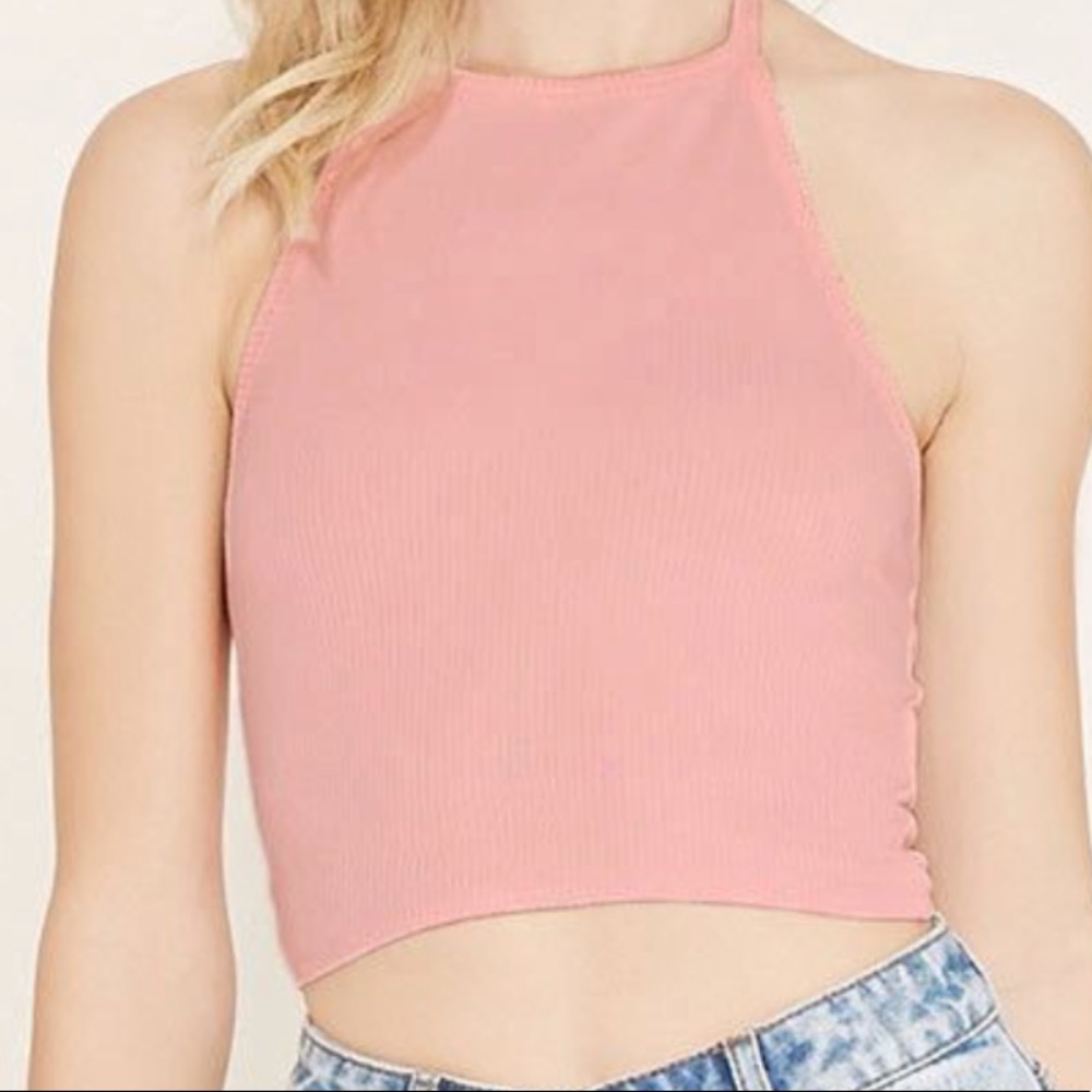 Pink Halter Top from F21